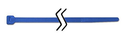 100 pc ACT 7/" Standard Cable Ties Factory Sealed Bags UV Blue 50lb Made USA
