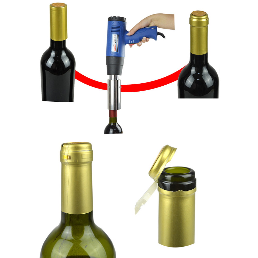 50Pcs 30mm PVC Tear Tape Wine Bottle Heat Shrink Cap Sealing Cover Home Brew Tool 