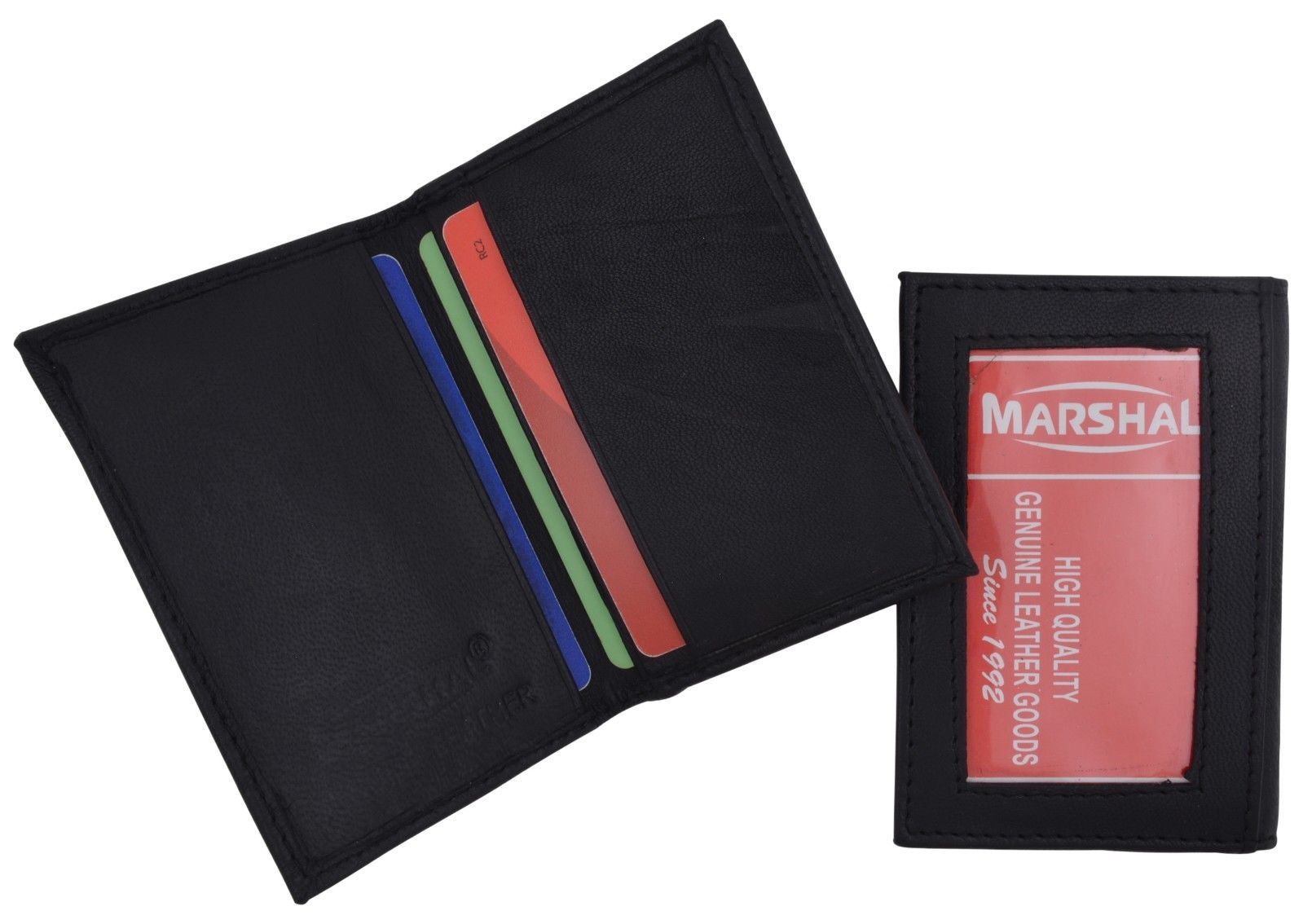 Leather Credit Card & ID Holder Slim Design Men's Wallet