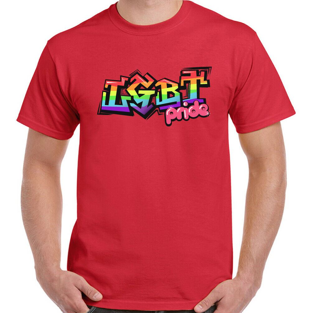 Love Ist Herren Lgbt T-Shirt Pride Regenbogen Farben Top Outfit Kleidung