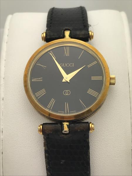 gucci watch leather strap ladies