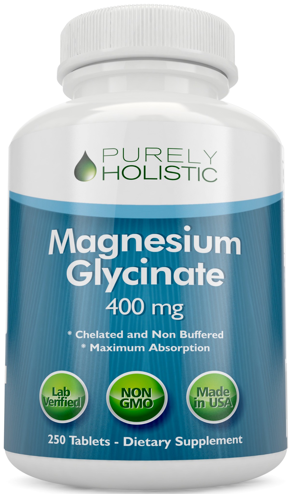 Magnesium Glycinate Chelated 400mg 250 Tablets Vegan, Sleep, Stress Relief 4