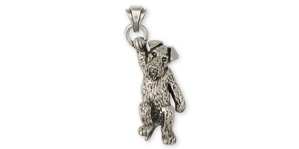 Welsh Terrier Jewelry Sterling Silver Welsh Terrier Photo Locket Handmade Dog Jewelry WAR8-V