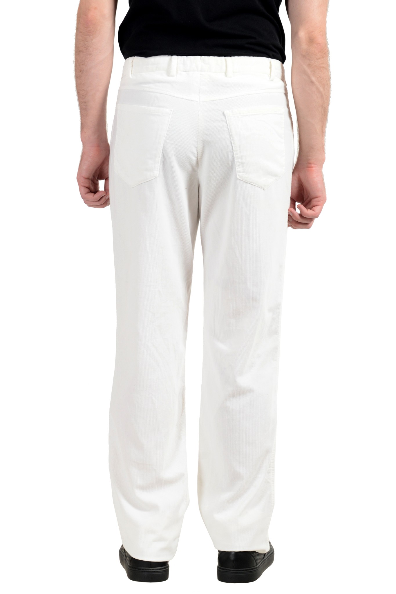 Malo Men's White Corduroy Straight Leg Jeans US 34 IT 50 | eBay