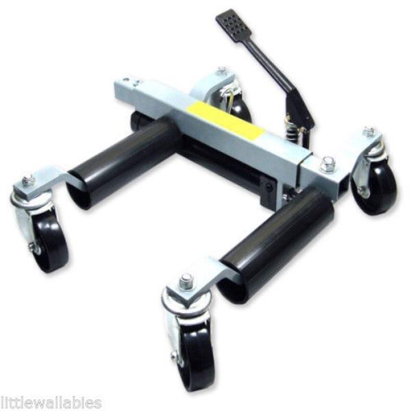 Car Car Skate Vehicle Positioning Jack Foot Pump Hydraulic Tyre Lift Roller Dolly Hoist VEVOR Hydraulic Wheel Dolly 1500 lbs // 680 kg*2 pcs Tyre Width 12inches, 4 double-bearing universal casters