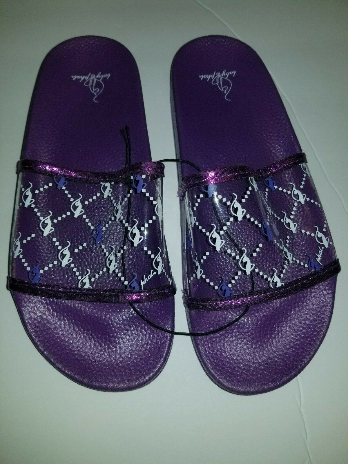 NWT Womens Baby Phat Holographic Slides Sandals Sizes 8, 9, 10, 11 | eBay