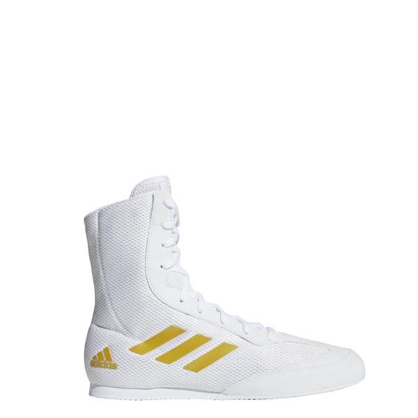 DA9899] Mens Adidas Box Hog Plus Boxing Sneaker - White Gold | eBay