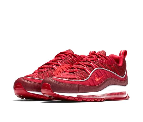 Nike Air Max 98 Se Triple Red Gym Red White Ao9380 600 Ebay
