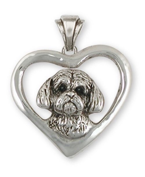 Details about   Lhasa Apso Jewelry Sterling Silver Handmade Playful Lhasa Bracelet  LSZ33-CB