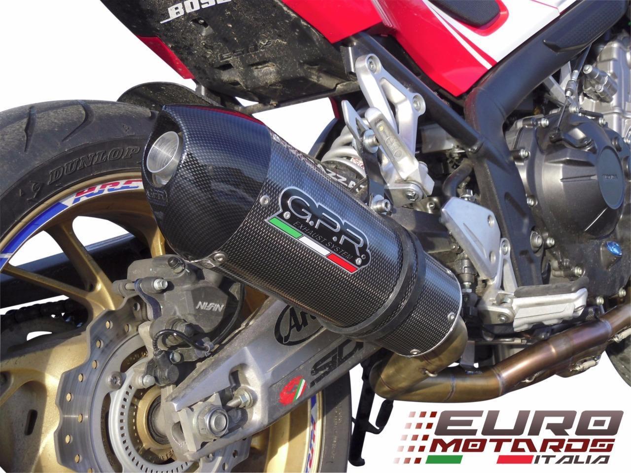 Honda CB650F 2014-2018 GPR Exhaust Full System With GPE CF Silencer