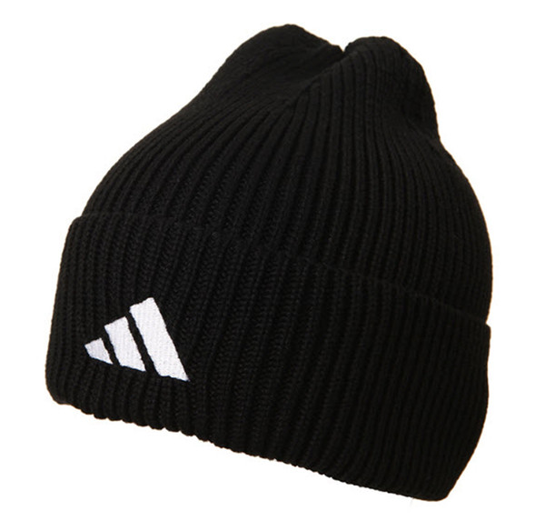 Adidas Beanie Tiro L Woven Woolie Knit Hat Black Head-wear Warm GYM Cap  HS9765 | eBay