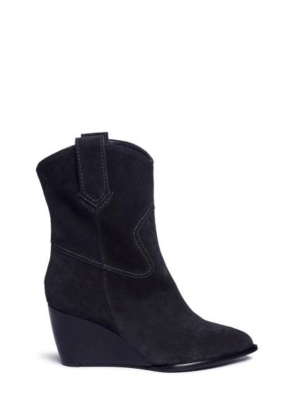 robert clergerie wedge boots