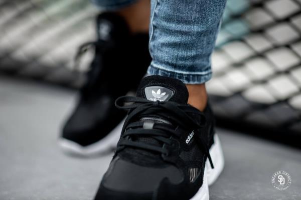 Adidas Women's Falcon Black / White | eBay