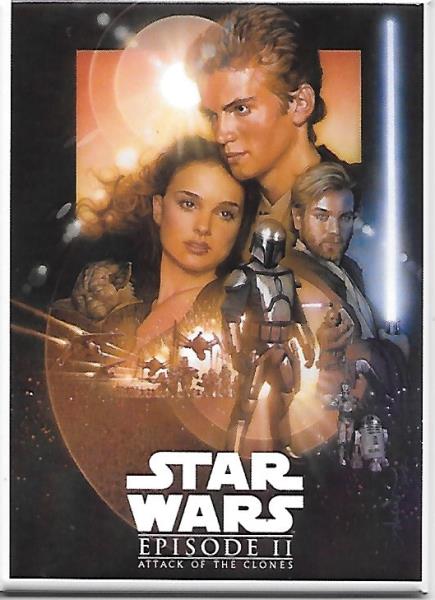 Attack Of The Clones poster 11" x 17"  Star Wars poster Star Wars movie poster