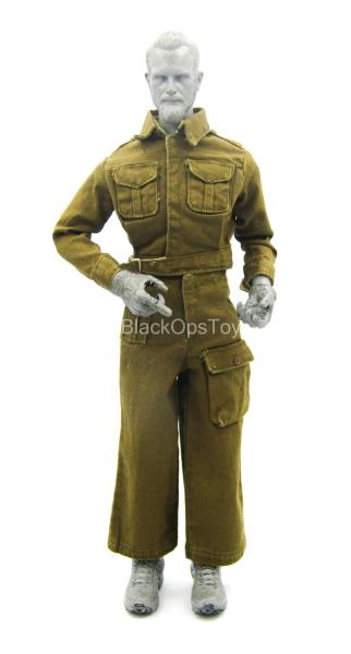 OD Green Oversmock 1//6 scale toy WWII British Airborne
