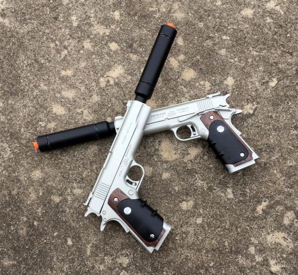 Hitman Silverballer Agent 47 Replica pistol gun - KIT. 