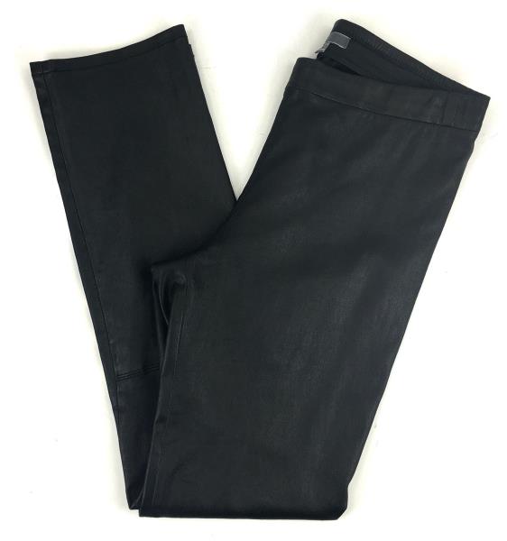 vince black leather pants