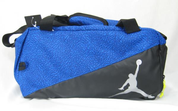 nike air bag black and blue