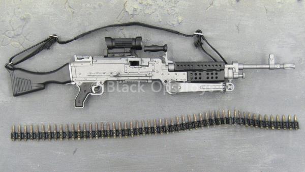 1//6 Scale USMC Rick Hamilton M240 Gunner Machine Gun Set