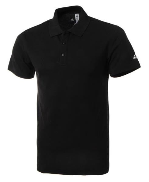 Adidas Men Essentials Basic Polo Shirts Training Black Tee Shirt Jersey  S98751 | eBay