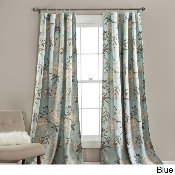 blue and brown plaid curtains