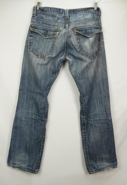 MEK Denim Jeans Pant Distressed Boot-Cut Blue Men's Waist 32 | eBay