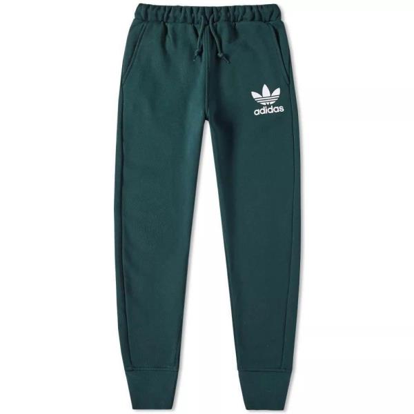 adidas trefoil pants green