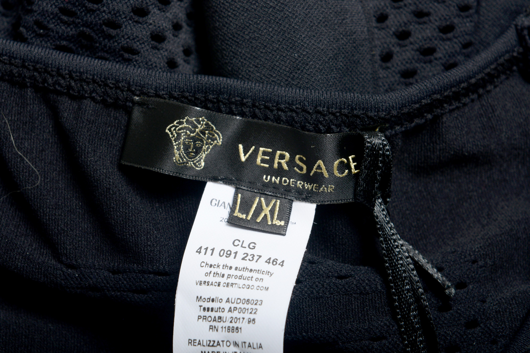 Versace Underwear Women's Black Stretchy Blouse Top Sz S/M L/XL | eBay