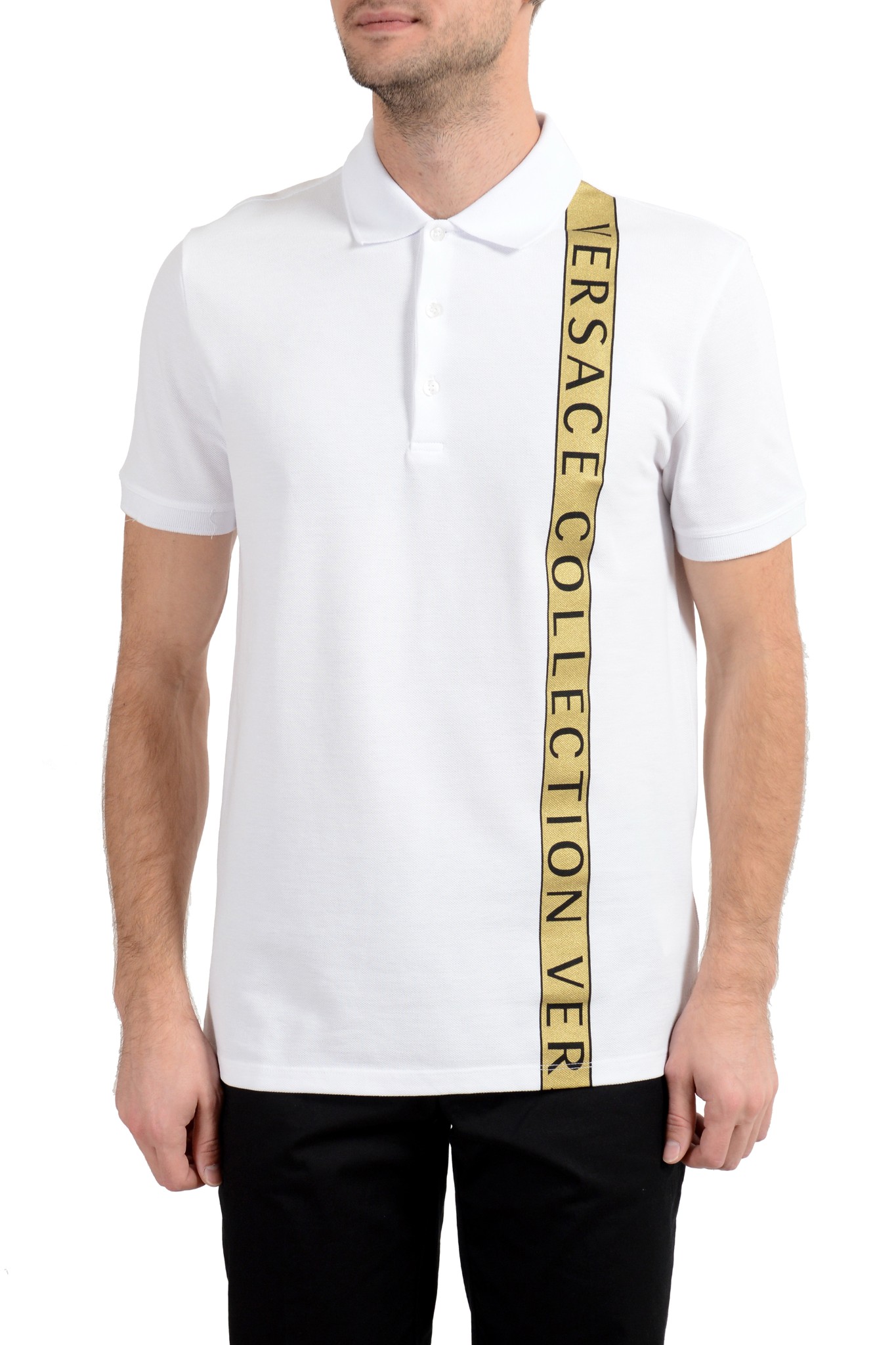 versace men's short sleeve shirt
