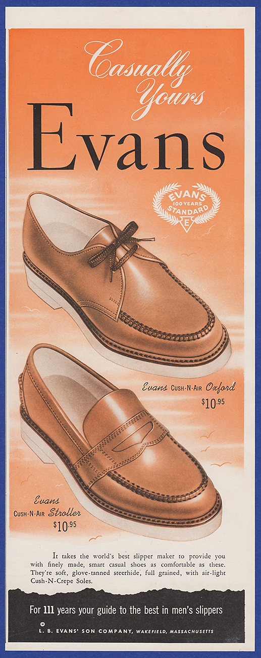 Vintage 1952 EVANS Shoes Slippers 