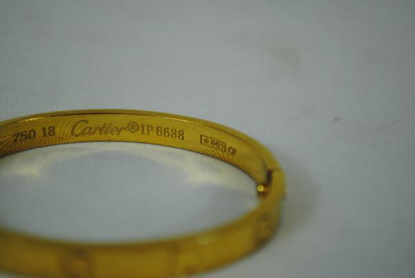cartier love bracelet 750 18 ip 6688