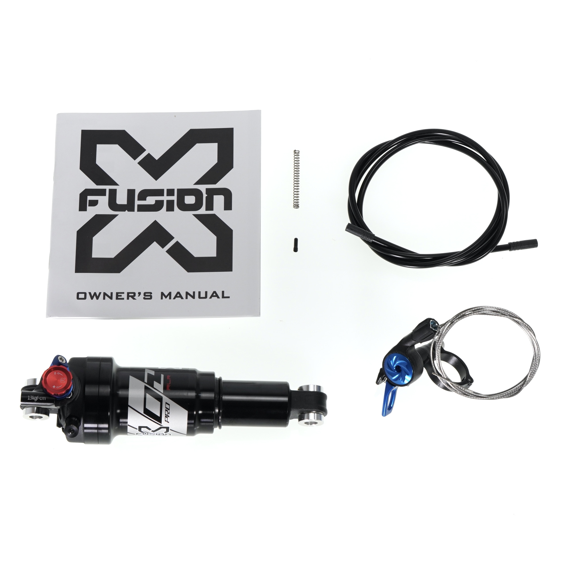 X-Fusion MTB Mountain Bike O2 PRO RLR Rear Shock 165 x 38mm with Remote