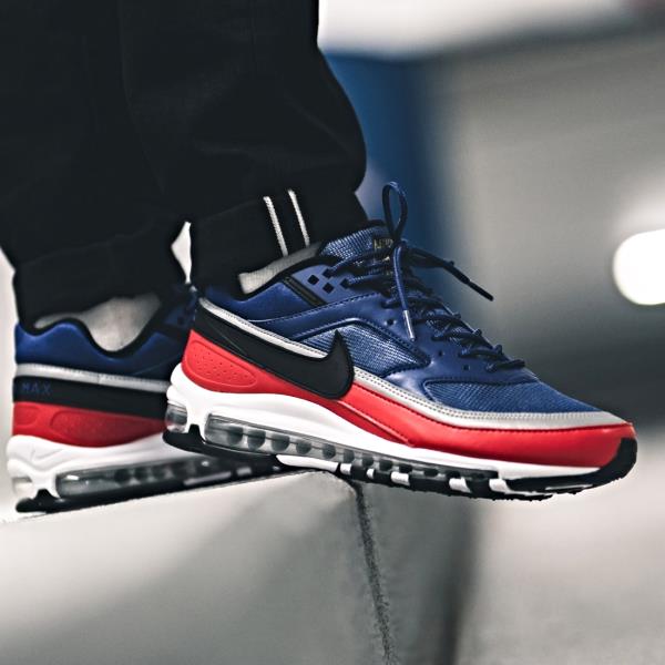 Nike Air Max 97 BW Deep Blue Red Size 7 