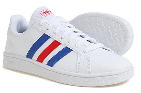 Adidas Men Grand-Court Base Shoes Running White Blue Sneakers Casual Shoe  EE7901 | eBay