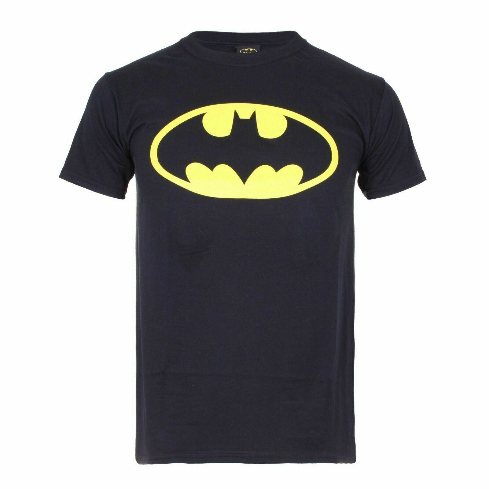 Official DC Comics Mens XXL S T-shirt Black Batman Logo Sizes eBay | 
