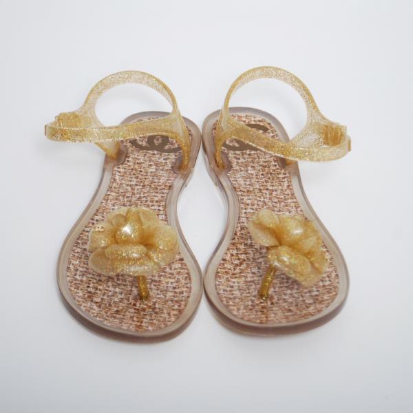 CHANEL Jelly Sandals Yellow 