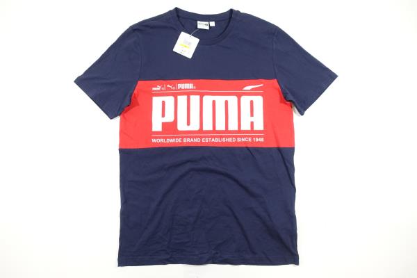 red and blue puma shirt