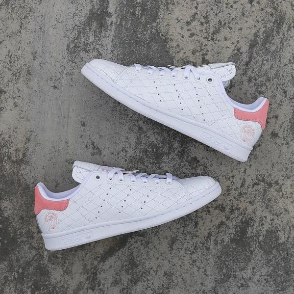adidas stan smith white and pink