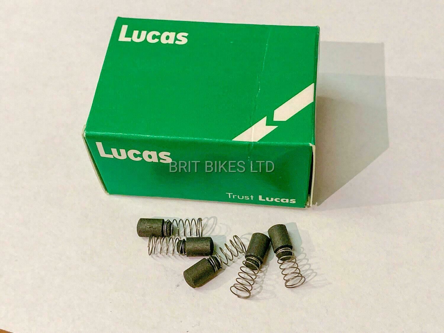 Genuine Lucas Earth Brush & Spring K2F Twin Cylinder Mag Pack of 5 455191