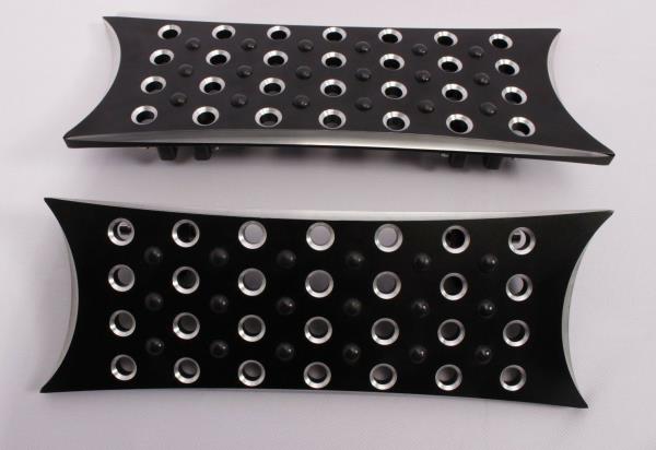 FRONT CNC FOOPEGS FLOORBOARDS FOOTBOARDS HARLEY TOURING FL SOFTAIL 80-13