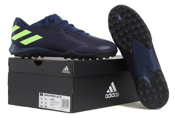 Adidas Men Nemeziz Messi 19 3 Tf Cleats Futsal Purple Soccer Boots Spike Ef1809 Ebay