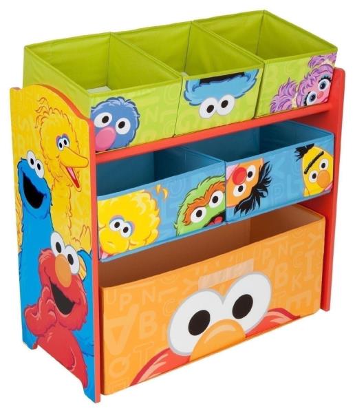 toy organizer with storage bins