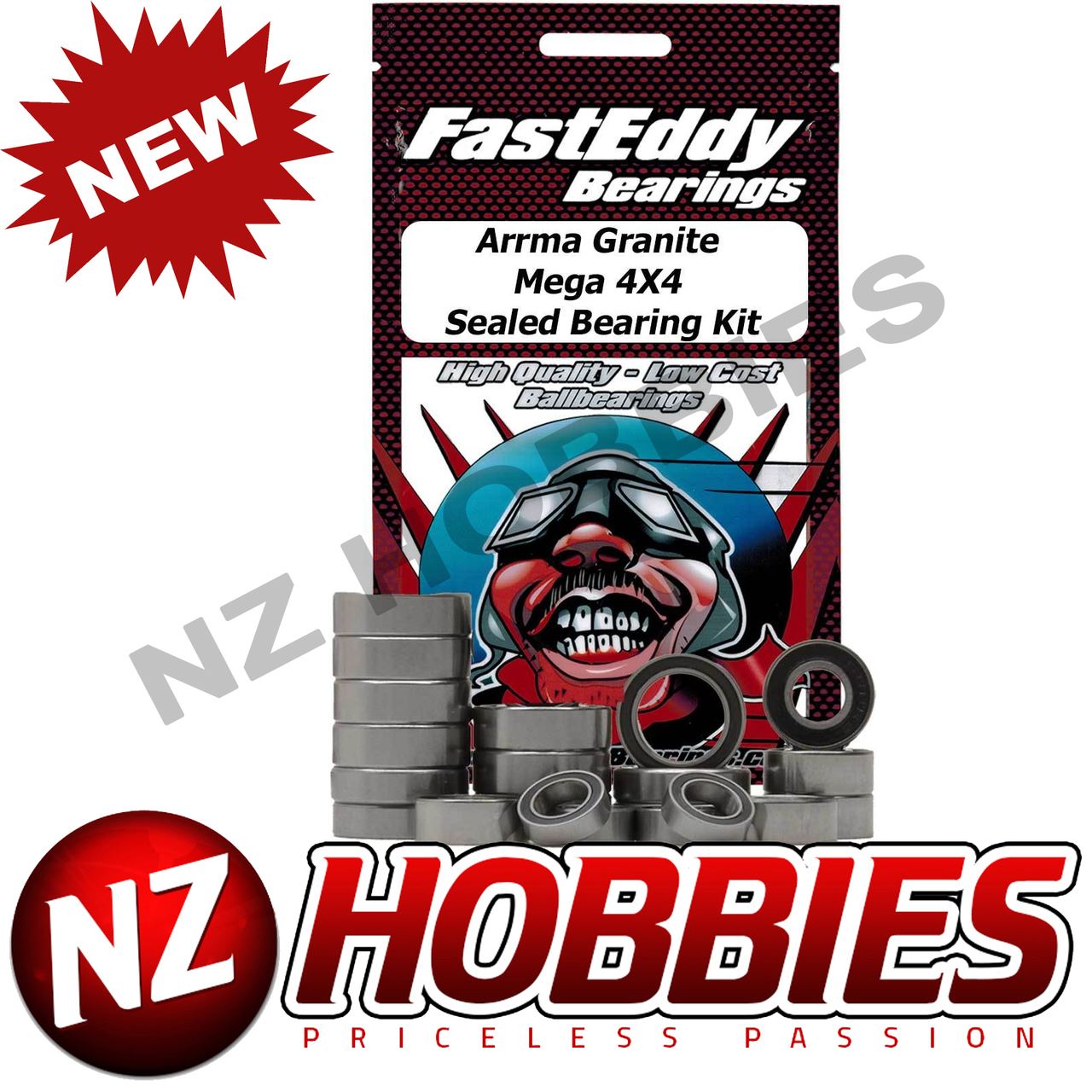 Team FastEddy Arrma Granite Mega 4x4 Bearing Kit TFE4549 for sale online