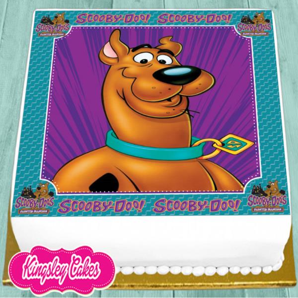 Precut Edible Icing 7 5 Inch Scooby Doo Birthday Cake Topper