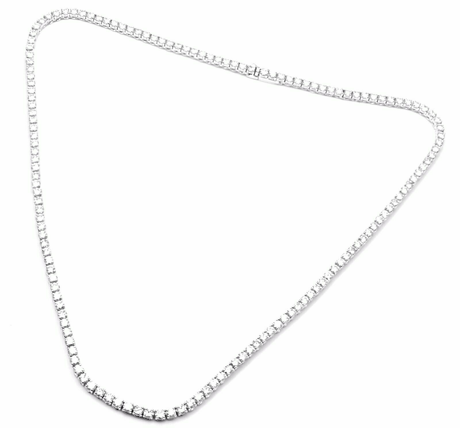 cartier 18k white gold necklace