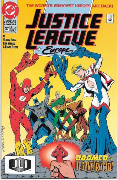 Justice League Europe 1989 series # 39 near mint comic book