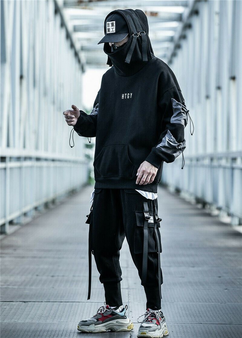 Niepce HTGY Hoodie Urban Asian Japanese Streetwear Jacket Mens Pullover ...
