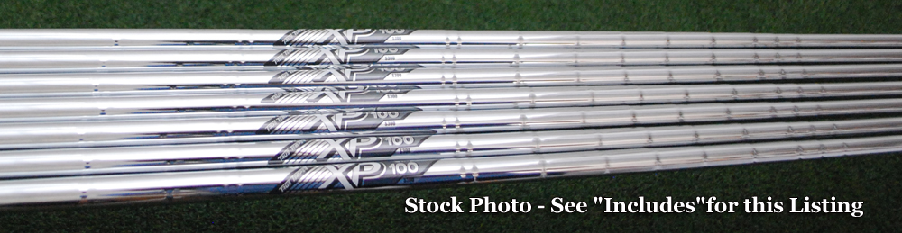 Stejl Forfølge Gepard True Temper XP100 .370 Parallel Steel Iron Shafts S-300 Stiff - 5pc Set -  NEW - Sweet Shot Golf