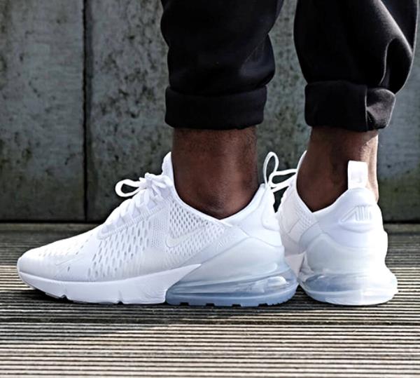 nike air max 270 in all white 