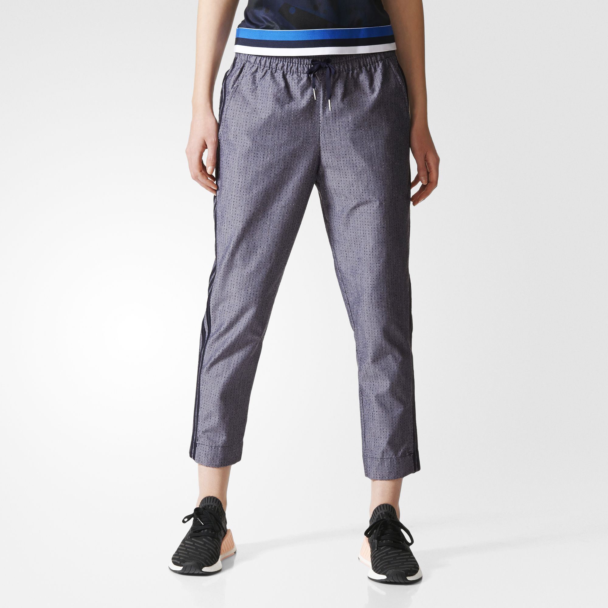 women's track pants with stripe